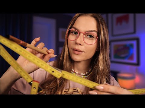 ASMR Backstage Cast Makeover (Giving You an Avatar Look) (Painting, Measuring, Tweezing)