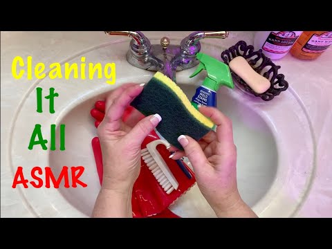 ASMR Request/Cleaning sink (No talking) Cleaning Nails & hands