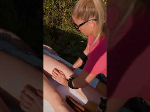 Natural pleasure | asmr relaxing foot massage for a girl