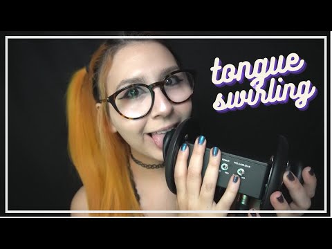 ASMR Slow Ear Licking | Tongue Swirling Edition