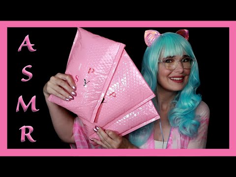 ASMR: Unboxing 3 Months of Ipsy (Whispers, Tapping, Crinkles, Lids)