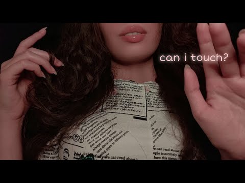 ASMR touching your face (plastic face, personal attention) 🤗