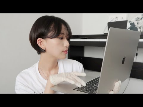 맥북 프로 언박싱 ASMR | MacBook Pro Unboxing ASMR (Whisper & Tapping)