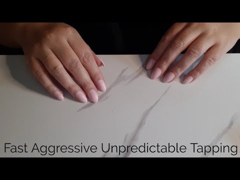 ASMR Fast Aggressive Unpredictable Tapping-No Talking