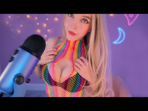 ASMR Body Triggers 🥵 Clothes Fabric Scratching, Mouth Sounds, Kisses for Tingles