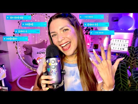ASMR WITH MY SUBSCRIBERS (1M Special) - The Voice of Miss Mi Fam (German/Deutsch)