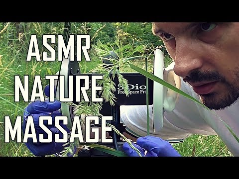 ASMR 3Dio Binaural Ear Massage In Nature (No Talking)