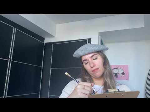 ASMR Best Friend Draws You | Paper and Pencil Sounds