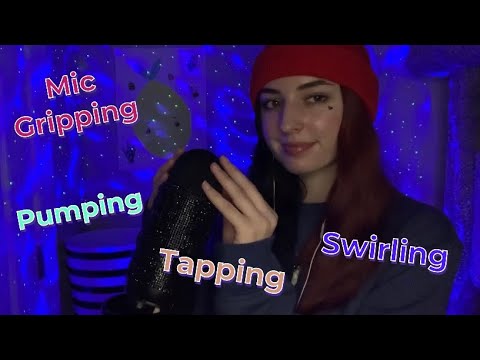 ASMR | Mic Gripping, Pumping, Swirling & Tapping ♡