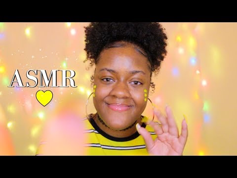 ASMR | Finger Fluttering, Face Touching & Mouth Sounds💛✨ (Viewers Choice♡)