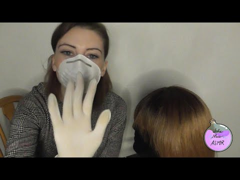 ASMR - School head lice Nurse/Checking Hair/Latex Gloves