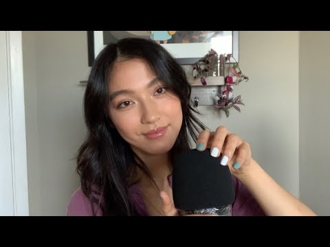 ASMR MIC SOUNDS (cover on/off with SARAN WRAP) 👂🏼✨