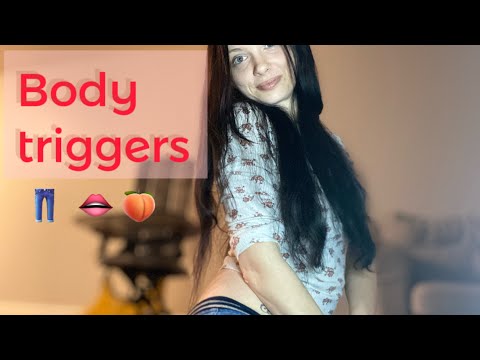 ASMR BODY TRIGGERS Fast & Aggressive SCRATCHING RUBBING TAPPING JEANS SKIN COLLARBONE