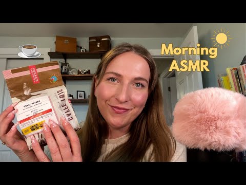 Morning ASMR to Wake Up Gently ☀️☕ Soothing Triggers, Positive Affirmations & Chit Chatting