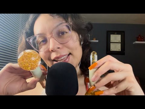 ASMR | tingly repeating my intro + water globes 🤤🥰🌙 🥱
