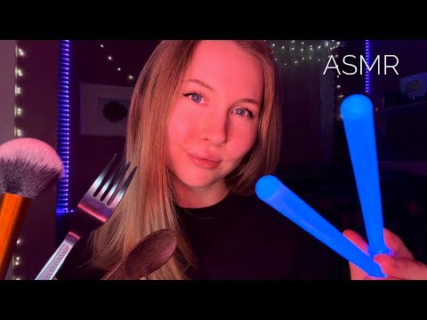 ASMR~Deep Stress and Anxiety Removal (Plucking, Brushing, Scratching, Scooping, Affirmations)✨