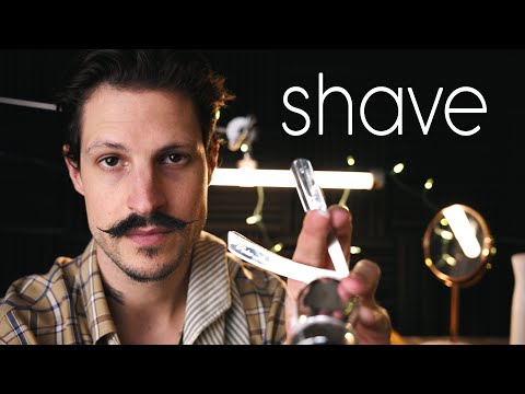 ASMR's Most Relaxing Beard Shave & Style | Binaural Shaving Roleplay ASMR