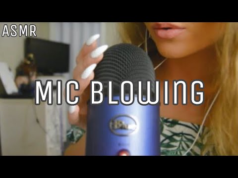 Mic Blowing ASMR (Whispering, Soft Mic Touching)