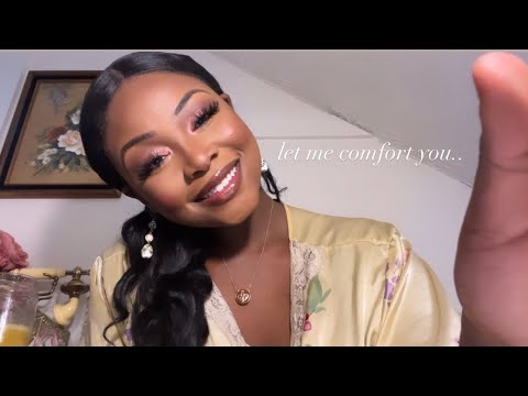 {ASMR} Comforting You After a Long Day | Positive Affirmations, Kisses, Mouth Sounds, ETC