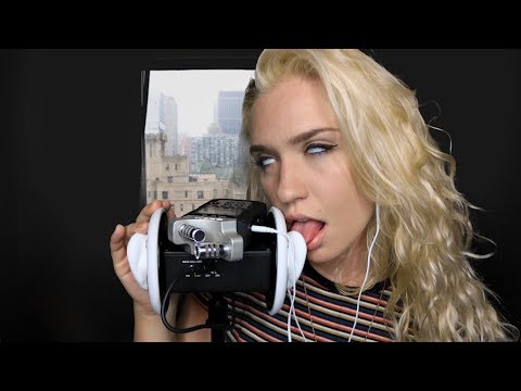 ASMR ~ TESTING OUT 3DIO MIC (mouth sounds, new mic, ear to ear, whispering)