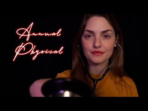 ASMR Doctor | Annual Physical Exam in Low Light