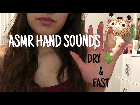 ASMR FAST DRY HAND SOUNDS
