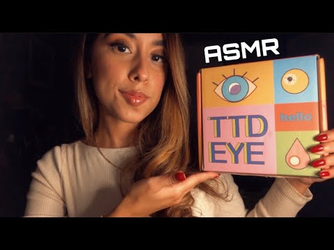 I Tried the new TTDEYE Lashes - ASMR Unboxing (whispering,tapping)
