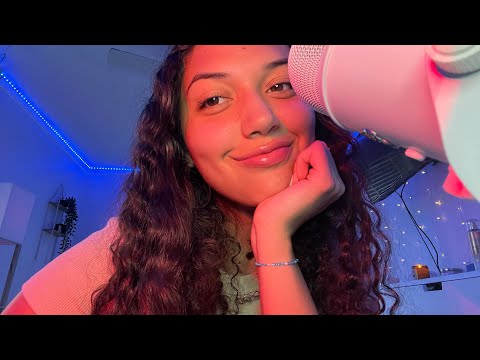ASMR~ Repeating my subscribers names 💗 clicks whispers and hand sounds