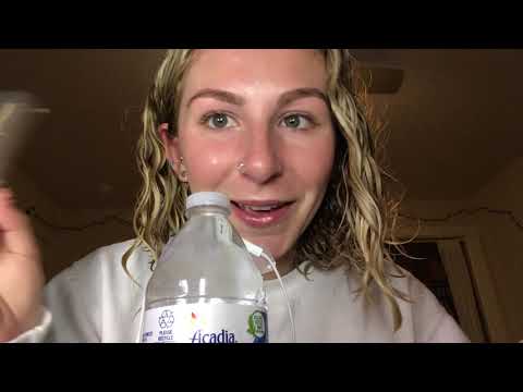 ASMR-  favorite skincare products/ college rant