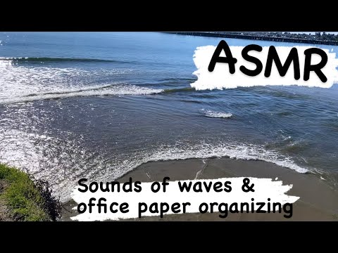 ASMR Sorting Paper Documents Waves Sounds Sleep Help Relaxation