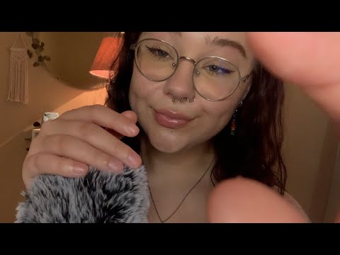 ASMR | plucking your negative energy (+ mouth sounds, hand movements)