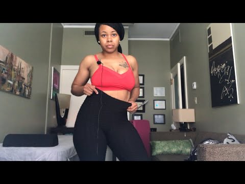 Viral TikTok Scrunch Leggings Try On Haul (ASMR)