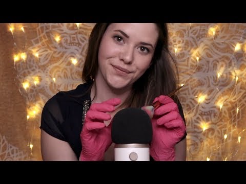 ASMR Hilfe beim Einschlafen ♡ Tapping & Brushing with Gloves [deutsch/german]