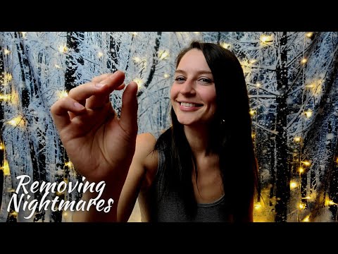 ASMR 😴 ~ Removing Your Nightmares ~ Plucking with Spine Tingling Whispers ~ Reiki 😴