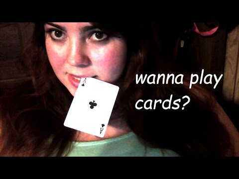 ASMR playing cards/whisper