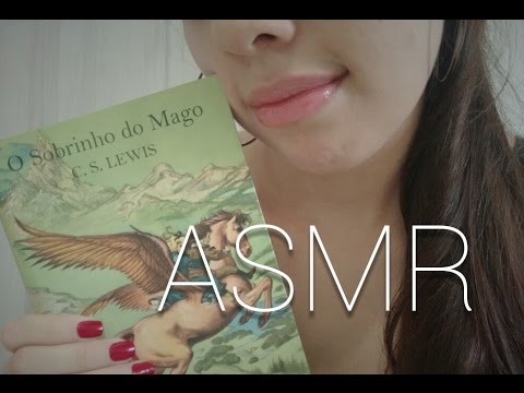 ASMR 📖 O Sobrinho do Mago 4° capítulo, Close Up whisper reading