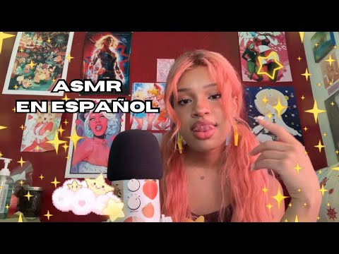 ASMR en Español⭐️ Hand Sounds, Mouth Sounds, Spanish Trigger Words & Personal Attention
