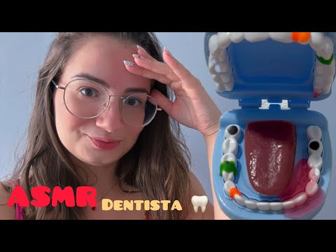 ASMR Caseiro, dentista cuidando dos seus dentes #asmr