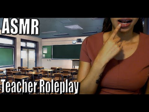 {ASMR} Teacher Role-play | Spanish lesson | Whispering | Tapping