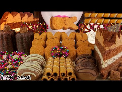 【ASMR】CHOCOLATE PARTY🍫  RABBIT MARSHMALLOW,BONBON CHOCOLATE MUKBANG 먹방 EATING SOUNDS NO TALKING