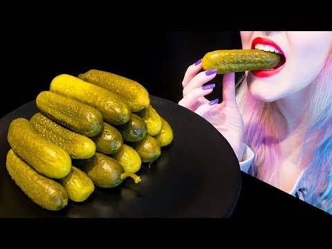 ASMR: Super Crunchy Sour Pickles | ASMR Phan Challenge ~ Relaxing Eating Sounds [No Talking|V] 😻