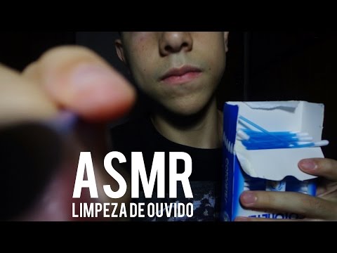 🎧 [ASMR BINAURAL]👂 Roleplay LIMPEZA DE OUVIDO (Ear to Ear) - Microphone brushing | PORTUGUÊS