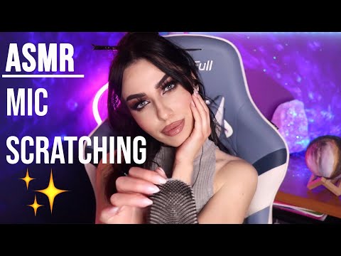 ASMR - Mic Scratching & Rambles (ita asmr - slow and fast scratch)