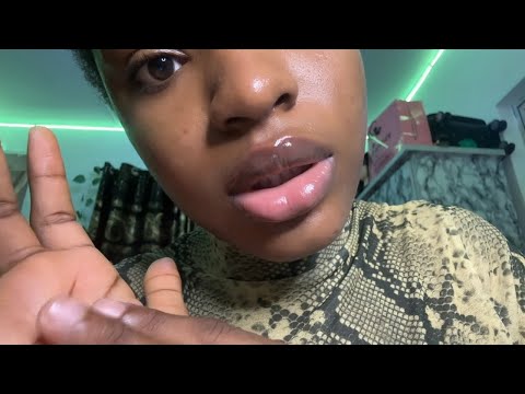 ASMR| Literally SPIT PAINTING your Face with Real Spit, in different Colors 🎨 mouth sounds 👄✨