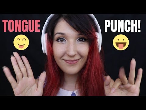 ASMR  - MOUTH SOUNDS ~ Tongue Punching Your Noise Holes for 1 Hour Straight ~