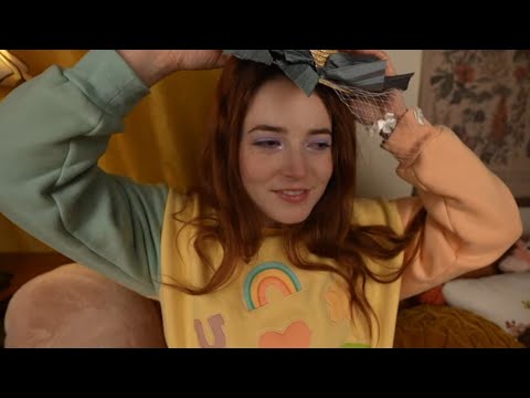 ASMR Tingly Triggers I'm Wearing (whispered gossip rambles & clothing sounds)