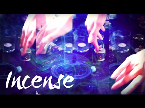 ASMR :: Quick Incense Session :: Fire, Smoke, Breathing, Relaxing Hand Movements