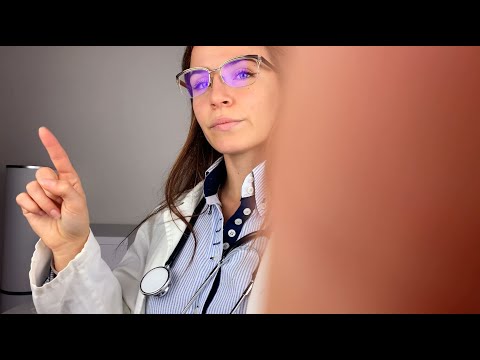 ASMR - Authentic Cranial Nerve Exam | Doctor Roleyplay | Personal Attention, Light Trigger, Eye Test