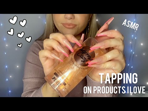 ASMR | Fast Tapping on Items that I LOVE!💕✨ (long nails)