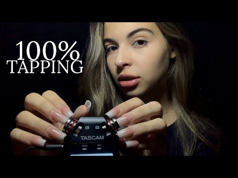 ASMR 100% TAPPING E SCRATCHING PARA RELAXAR